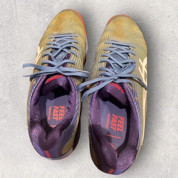 Size 15 - ASICS Solution Speed FF Azure - Picture 5 of 7